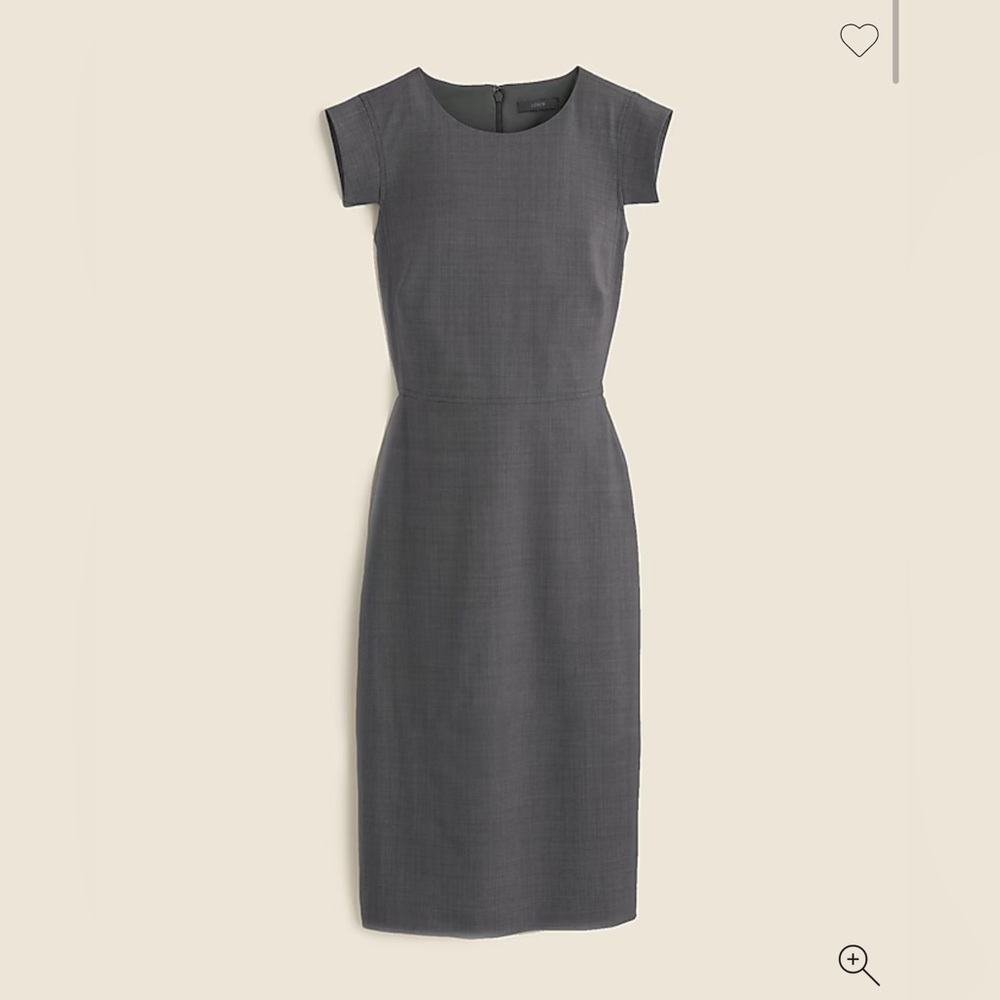 J. Crew Heather Gray Resume Dress - Size 8